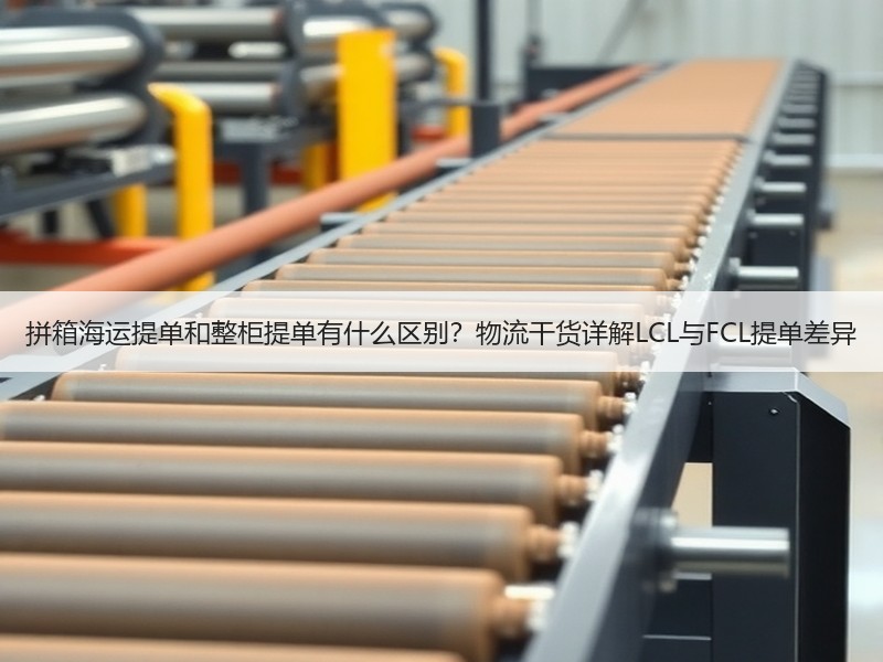 拼箱海运提单和整柜提单有什么区别？物流干货详解LCL与FCL提单差异