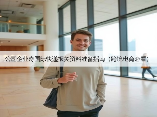 公司企业寄国际快递报关资料准备指南(跨境电商必看)(图1) 公司企业寄国际快递报关资料准备指南(跨境电商必看)(图1)