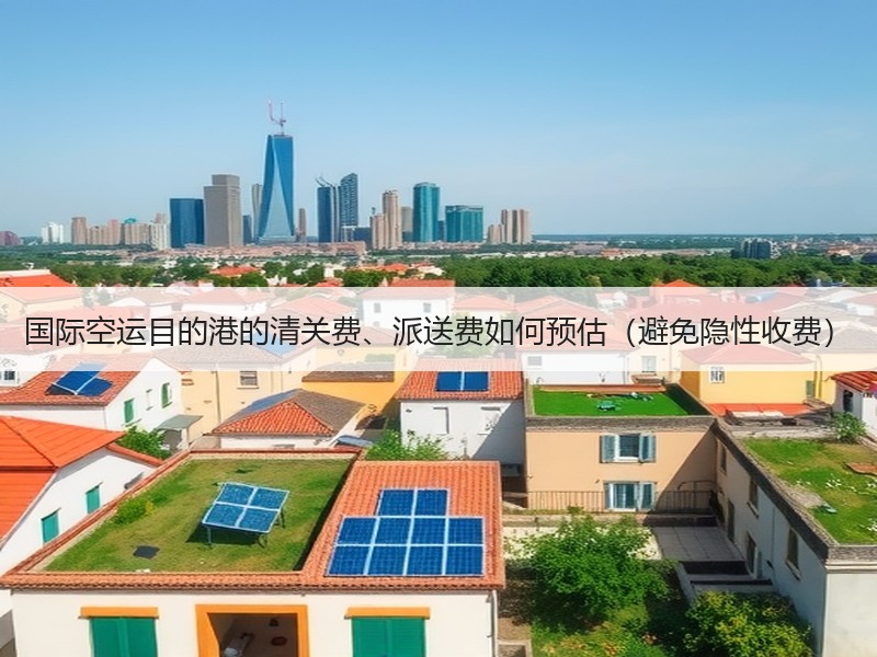 国际空运目的港的清关费、派送费如何预估（避免隐性收费）