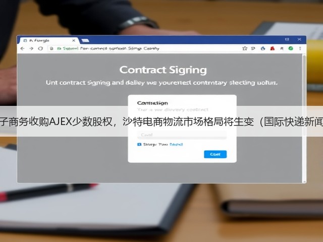 DHL电子商务收购AJEX少数股权,沙特电商物流市场格局将生变(国际快递新闻资讯)(图2) DHL电子商务收购AJEX少数股权,沙特电商物流市场格局将生变(国际快递新闻资讯)(图2)