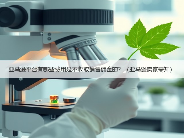 亚马逊平台有哪些费用是不收取销售佣金的?(亚马逊卖家需知)(图1) 亚马逊平台有哪些费用是不收取销售佣金的?(亚马逊卖家需知)(图1)
