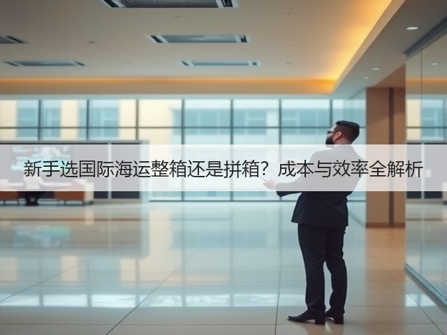 新手选国际海运整箱还是拼箱?成本与效率全解析(图3) 新手选国际海运整箱还是拼箱?成本与效率全解析(图3)