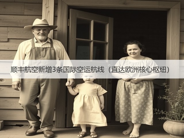顺丰航空新增3条国际空运航线（直达欧洲核心枢纽）(图1)