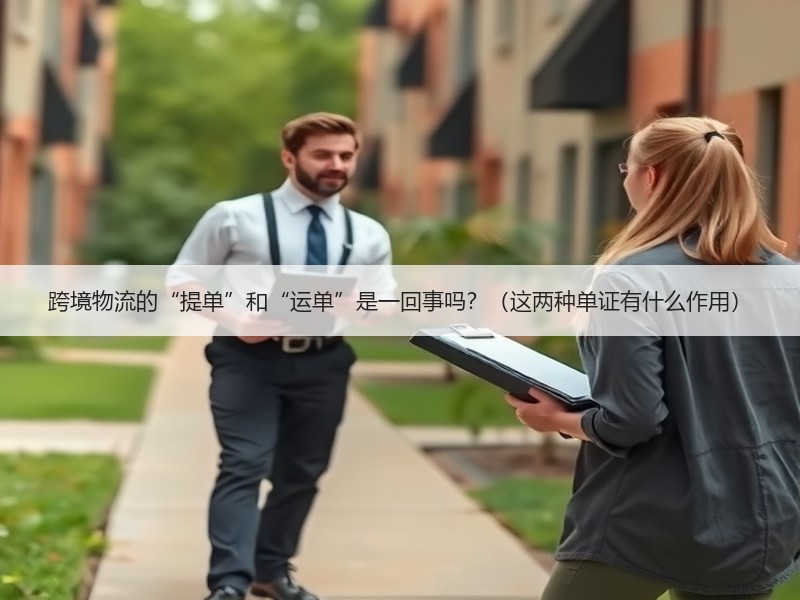 跨境物流的“提单”和“运单”是一回事吗?(这两种单证有什么作用) 跨境物流的“提单”和“运单”是一回事吗?(这两种单证有什么作用)