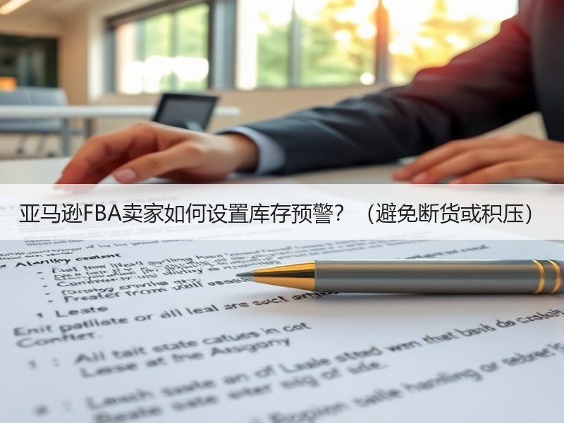 亚马逊FBA卖家如何设置库存预警？（避免断货或积压）