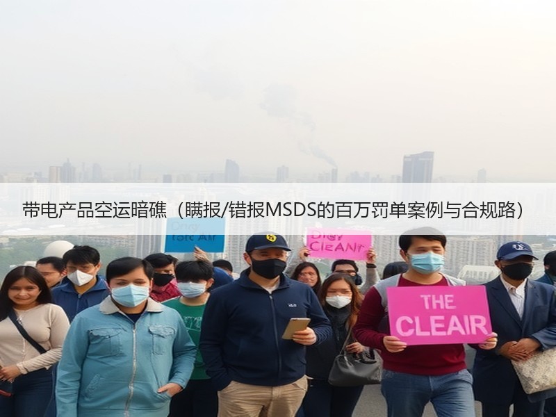 带电产品空运暗礁（瞒报/错报MSDS的百万罚单案例与合规路）