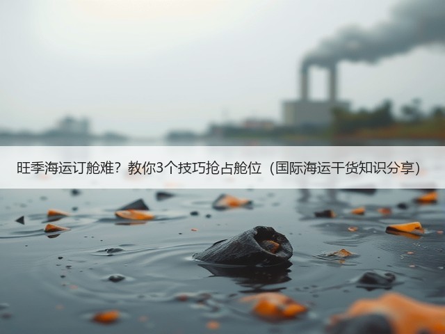 旺季海运订舱难?教你3个技巧抢占舱位(国际海运干货知识分享)(图3) 旺季海运订舱难?教你3个技巧抢占舱位(国际海运干货知识分享)(图3)