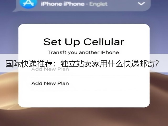 国际快递推荐:独立站卖家用什么快递邮寄?(图1) 国际快递推荐:独立站卖家用什么快递邮寄?(图1)