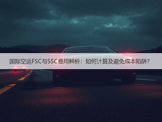 国际空运FSC与SSC费用解析：如何计算及避免成本陷阱？(图2)
