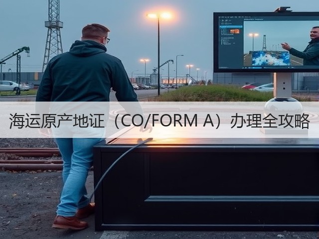 海运原产地证(CO/FORM A)办理全攻略(图1) 海运原产地证(CO/FORM A)办理全攻略(图1)