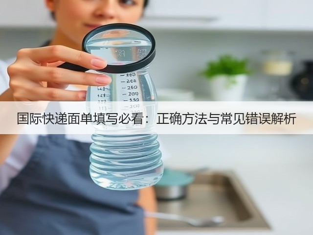 国际快递面单填写必看：正确方法与常见错误解析(图1)
