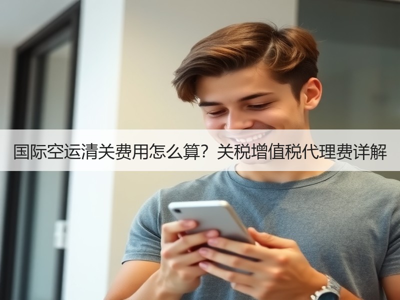 国际空运清关费用怎么算？关税增值税代理费详解