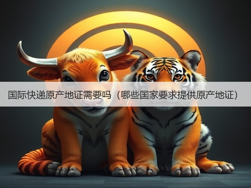 国际快递原产地证需要吗(哪些国家要求提供原产地证) 国际快递原产地证需要吗(哪些国家要求提供原产地证)