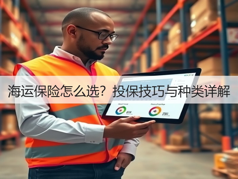 海运保险怎么选？投保技巧与种类详解