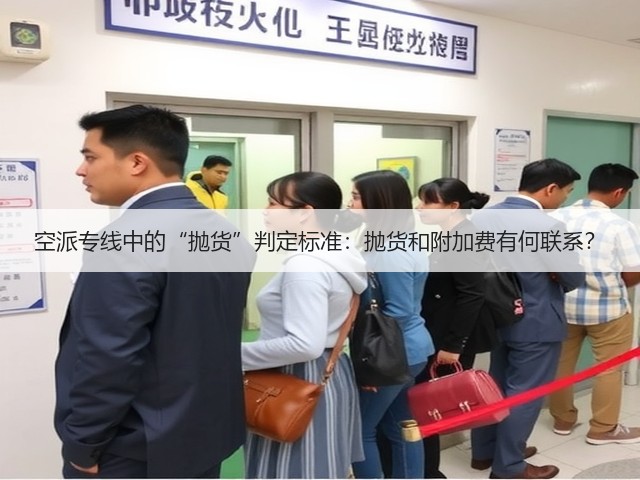 空派专线中的“抛货”判定标准：抛货和附加费有何联系？(图1)