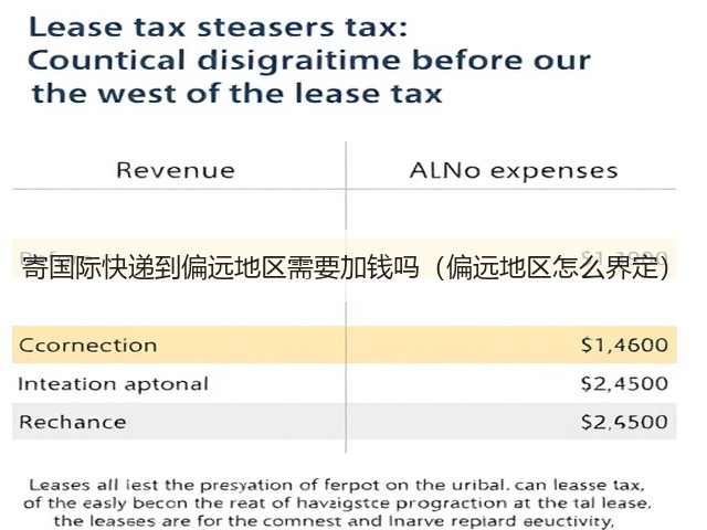 寄国际快递到偏远地区需要加钱吗(偏远地区怎么界定)(图2) 寄国际快递到偏远地区需要加钱吗(偏远地区怎么界定)(图2)