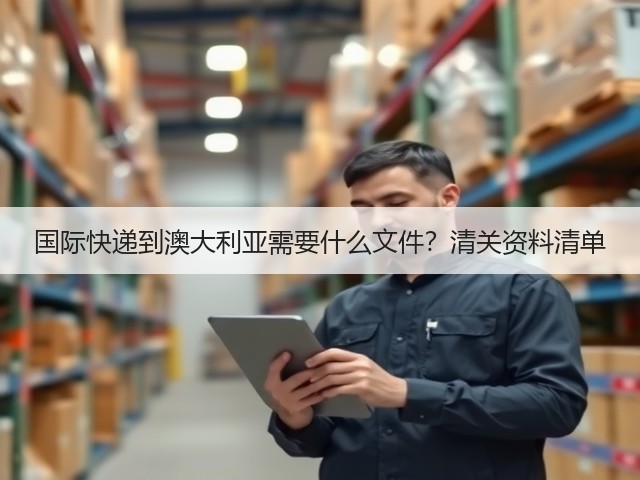 国际快递到澳大利亚需要什么文件?清关资料清单(图2) 国际快递到澳大利亚需要什么文件?清关资料清单(图2)