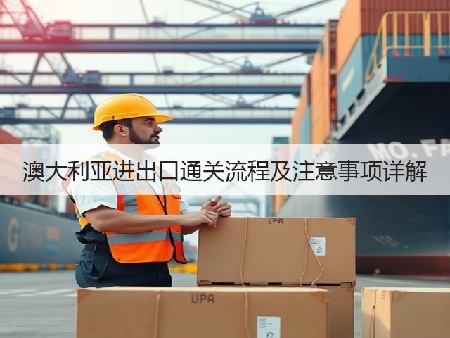 澳大利亚进出口通关流程及注意事项详解(图2) 澳大利亚进出口通关流程及注意事项详解(图2)