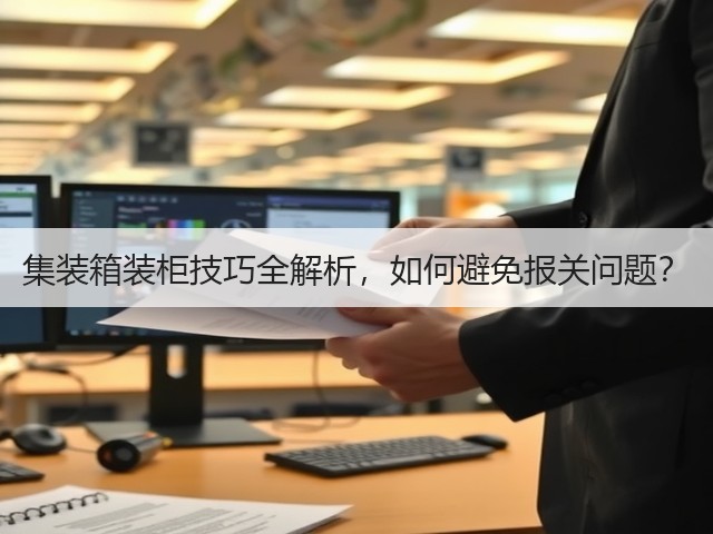 集装箱装柜技巧全解析,如何避免报关问题?(图2) 集装箱装柜技巧全解析,如何避免报关问题?(图2)
