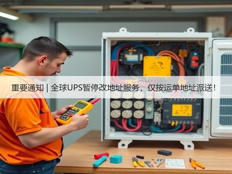 重要通知 | 全球UPS暂停改地址服务,仅按运单地址派送! 重要通知 | 全球UPS暂停改地址服务,仅按运单地址派送!