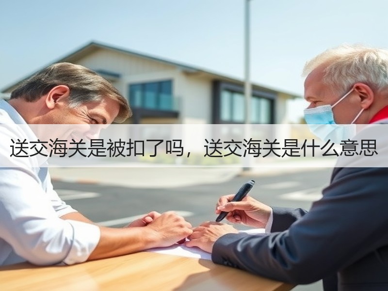 送交海关是被扣了吗，送交海关是什么意思