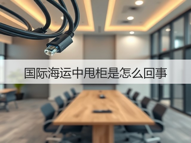 国际海运中甩柜是怎么回事(图2) 国际海运中甩柜是怎么回事(图2)