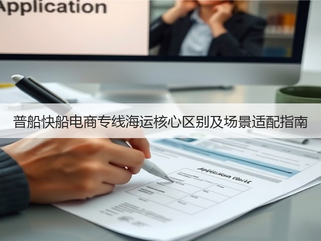 普船快船电商专线海运核心区别及场景适配指南(图1) 普船快船电商专线海运核心区别及场景适配指南(图1)