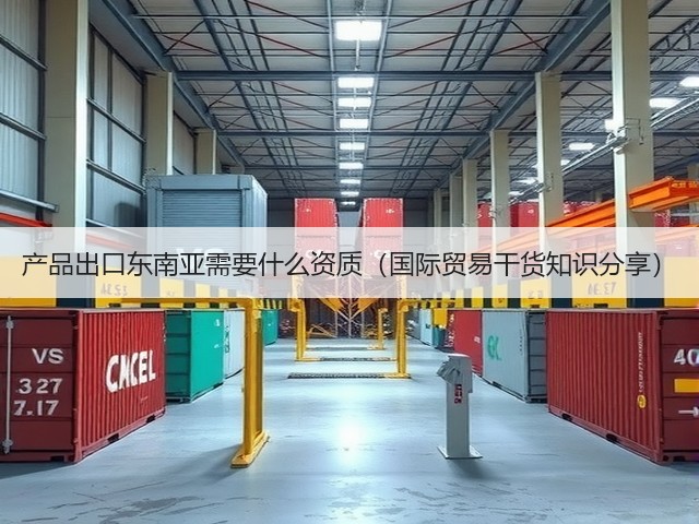 产品出口东南亚需要什么资质(国际贸易干货知识分享)(图3) 产品出口东南亚需要什么资质(国际贸易干货知识分享)(图3)