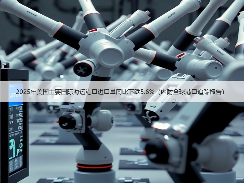 2025年美国主要国际海运港口进口量同比下跌5.6%(内附全球港口追踪报告) 2025年美国主要国际海运港口进口量同比下跌5.6%(内附全球港口追踪报告)