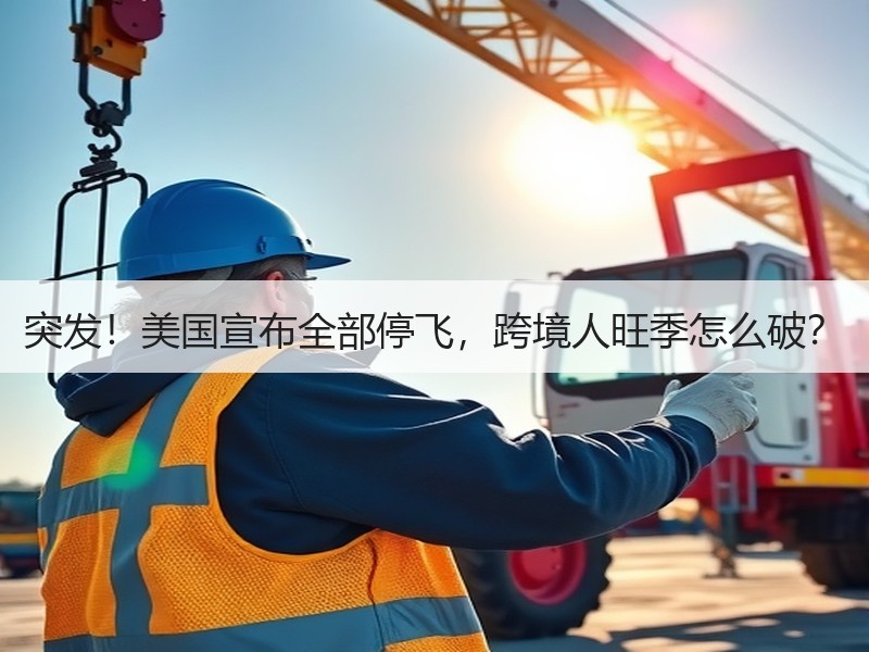 突发!美国宣布全部停飞,跨境人旺季怎么破? 突发!美国宣布全部停飞,跨境人旺季怎么破?