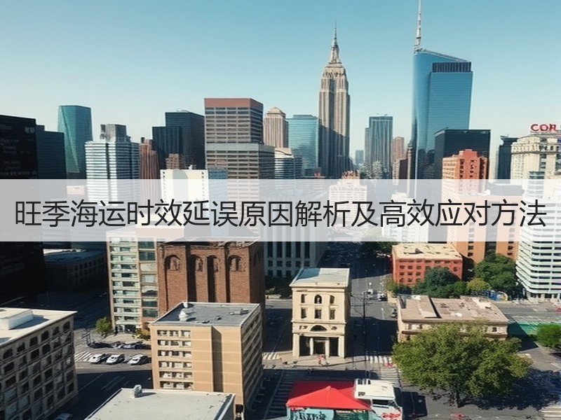 旺季海运时效延误原因解析及高效应对方法