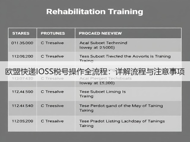 欧盟快递IOSS税号操作全流程：详解流程与注意事项(图1)