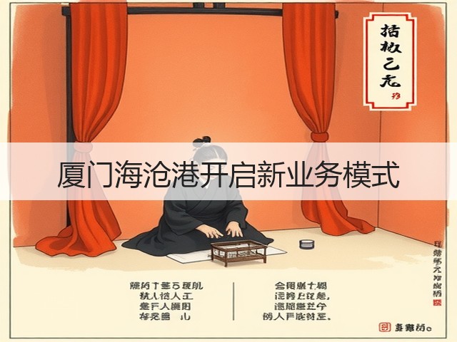 厦门海沧港开启新业务模式(图1)
