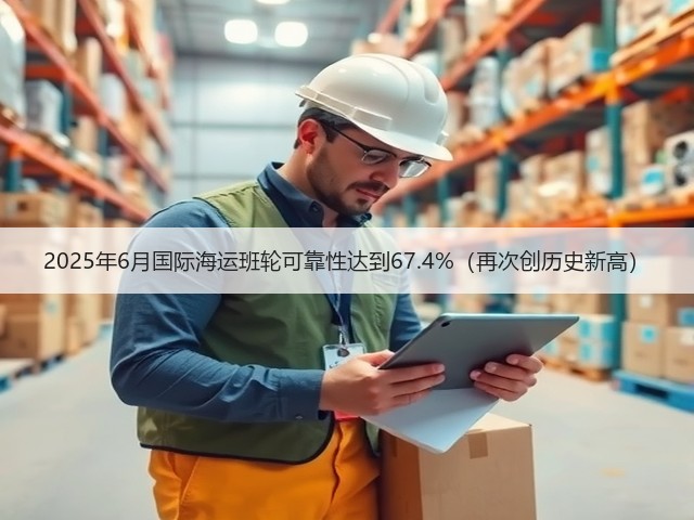 2025年6月国际海运班轮可靠性达到67.4%(再次创历史新高)(图3) 2025年6月国际海运班轮可靠性达到67.4%(再次创历史新高)(图3)