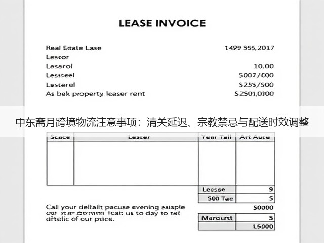 中东斋月跨境物流注意事项：清关延迟、宗教禁忌与配送时效调整(图2)