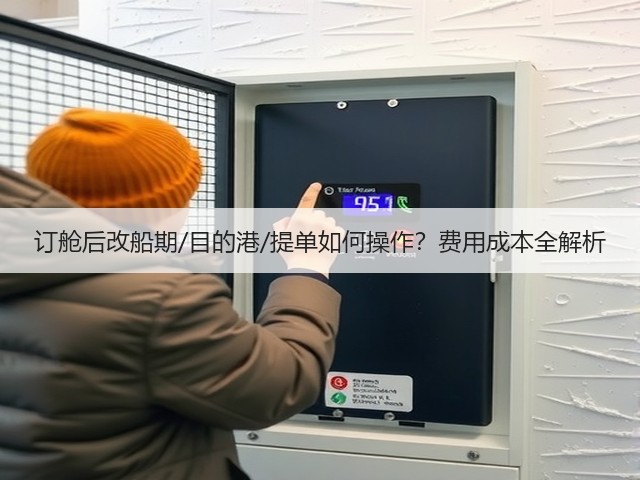 订舱后改船期/目的港/提单如何操作？费用成本全解析(图2)