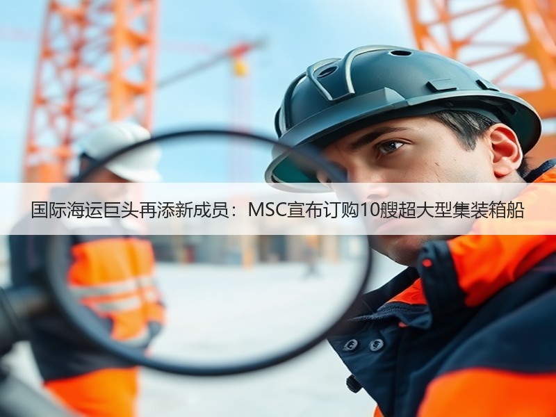 国际海运巨头再添新成员：MSC宣布订购10艘超大型集装箱船