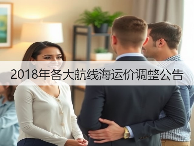2018年各大航线海运价调整公告(图3)
