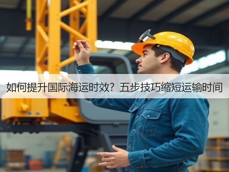 如何提升国际海运时效？五步技巧缩短运输时间