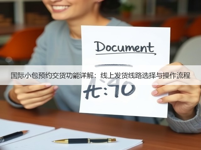 国际小包预约交货功能详解:线上发货线路选择与操作流程(图1) 国际小包预约交货功能详解:线上发货线路选择与操作流程(图1)