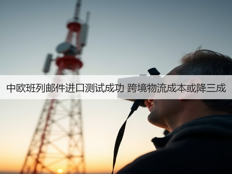 中欧班列邮件进口测试成功 跨境物流成本或降三成