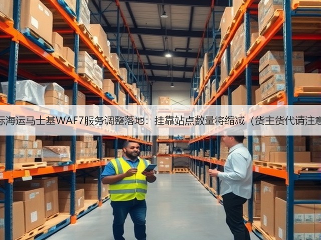 国际海运马士基WAF7服务调整落地：挂靠站点数量将缩减（货主货代请注意）(图2)