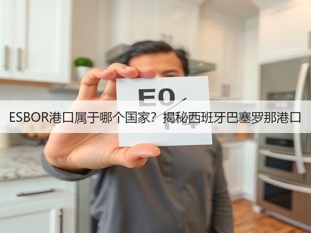 ESBOR港口属于哪个国家?揭秘西班牙巴塞罗那港口(图2) ESBOR港口属于哪个国家?揭秘西班牙巴塞罗那港口(图2)