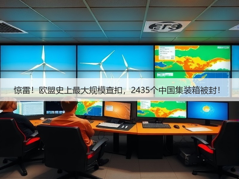 惊雷!欧盟史上最大规模查扣,2435个中国集装箱被封! 惊雷!欧盟史上最大规模查扣,2435个中国集装箱被封!