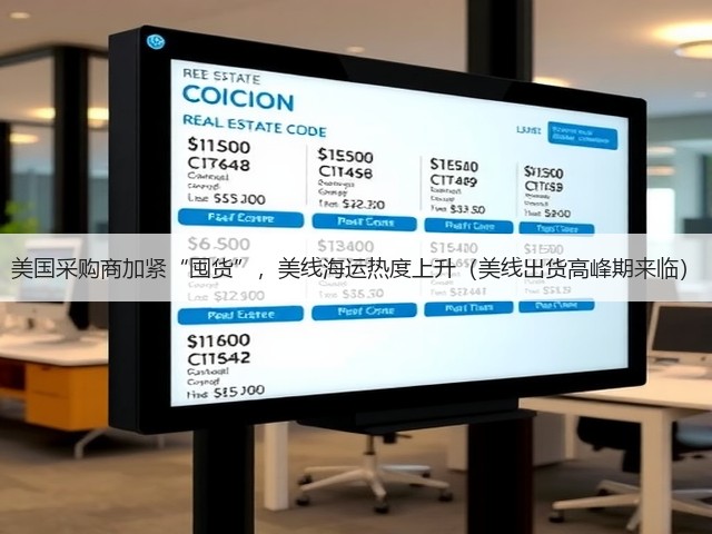 美国采购商加紧“囤货”,美线海运热度上升(美线出货高峰期来临)(图2) 美国采购商加紧“囤货”,美线海运热度上升(美线出货高峰期来临)(图2)