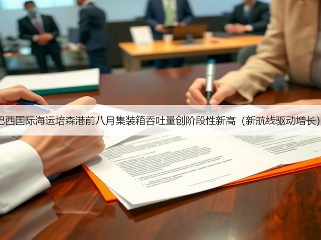 巴西国际海运培森港前八月集装箱吞吐量创阶段性新高(新航线驱动增长)(图1) 巴西国际海运培森港前八月集装箱吞吐量创阶段性新高(新航线驱动增长)(图1)