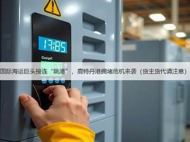 国际海运巨头接连“跳港”，鹿特丹港拥堵危机来袭（货主货代请注意）(图1)