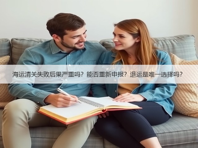 海运清关失败后果严重吗？能否重新申报？退运是唯一选择吗？(图1)