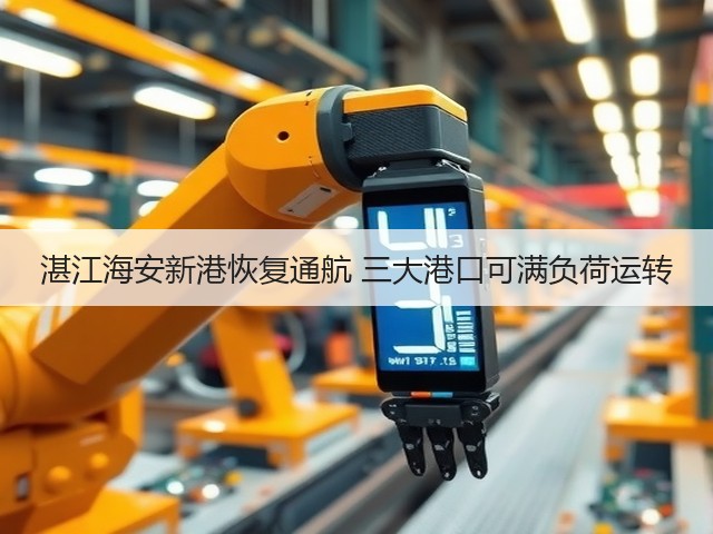 湛江海安新港恢复通航 三大港口可满负荷运转(图2) 湛江海安新港恢复通航 三大港口可满负荷运转(图2)