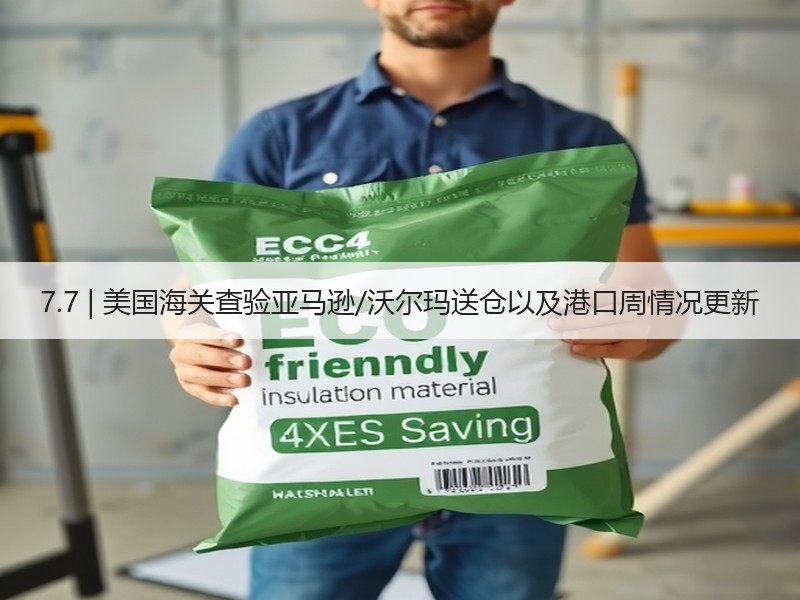 7.7 | 美国海关查验亚马逊/沃尔玛送仓以及港口周情况更新 7.7 | 美国海关查验亚马逊/沃尔玛送仓以及港口周情况更新